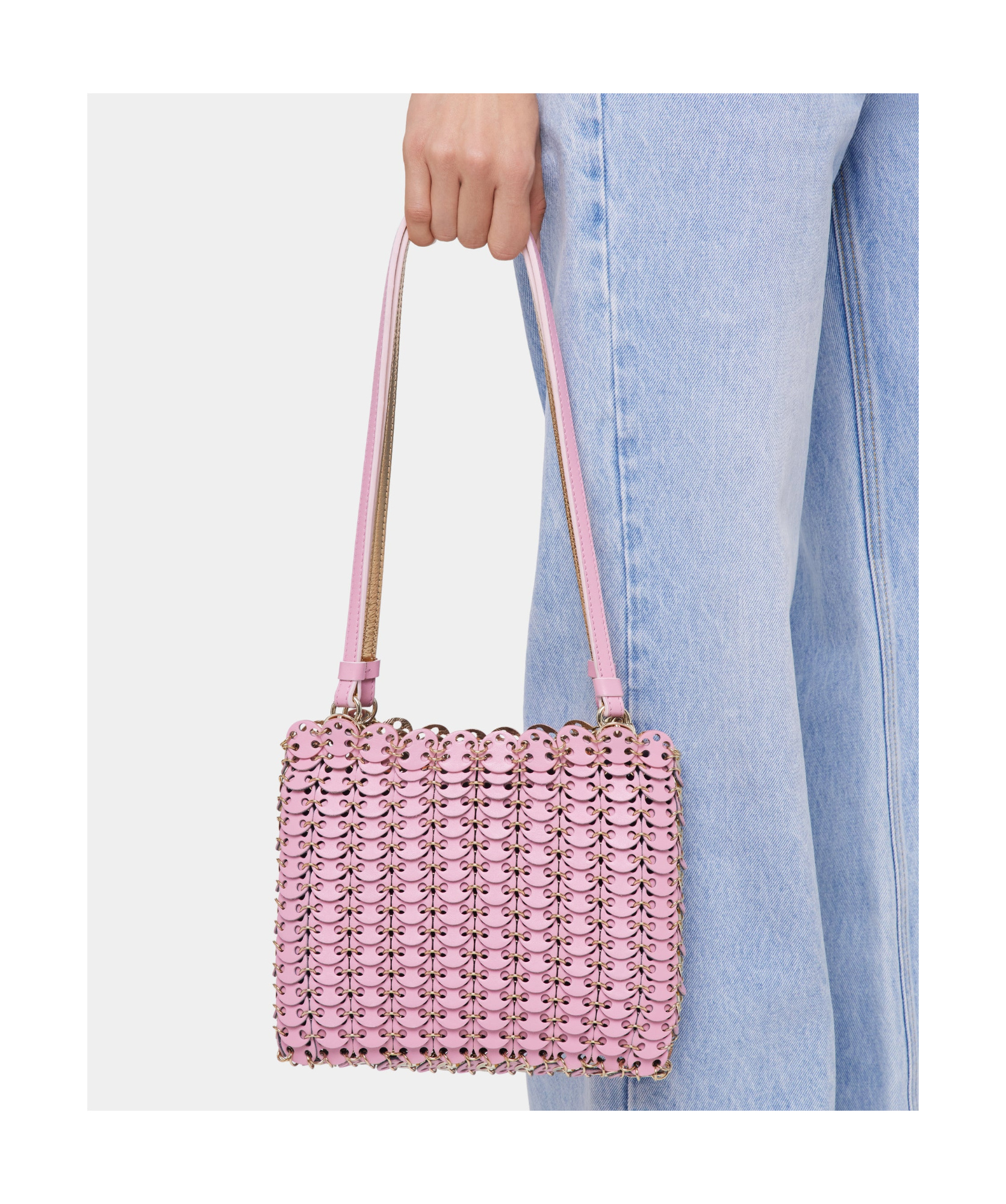 Rabanne Reversible Shoulder Bag 1969 In Pink/gold