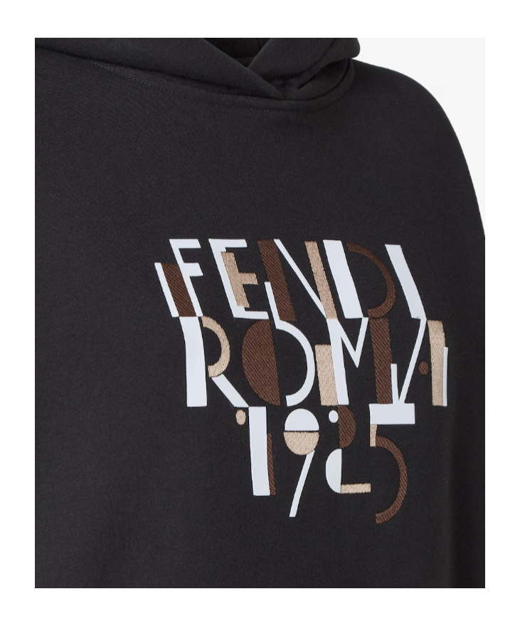 Fendi Sweatshirt Clothing In Black