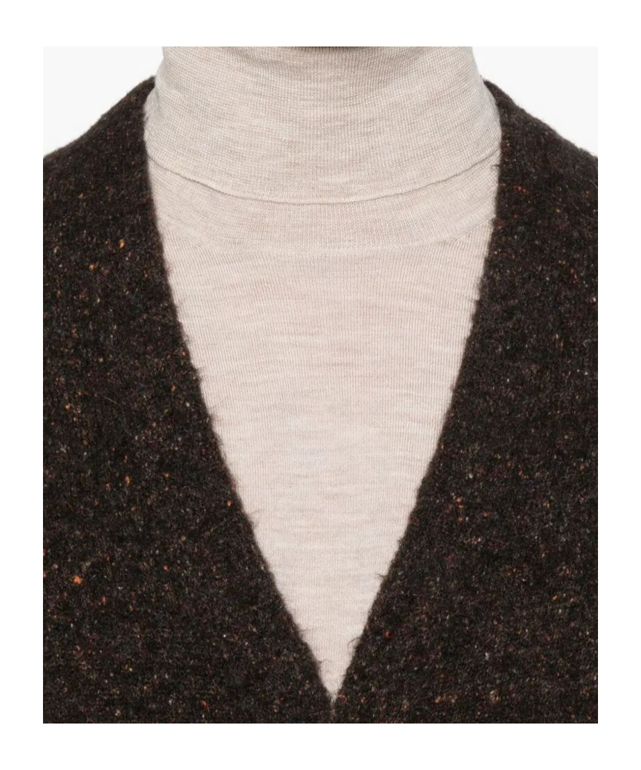 Brunello Cucinelli Men Turtle-neck Fine Gauge Sweater In Neutral