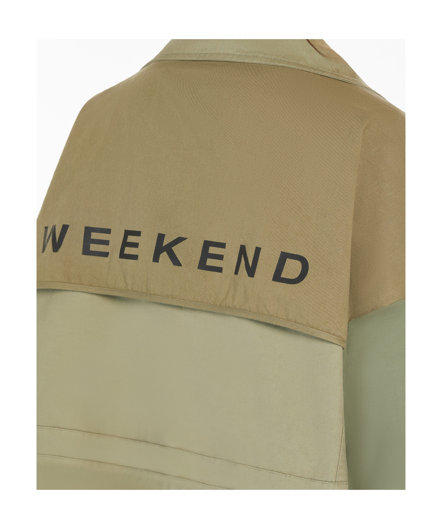 Weekend Max Mara Long-sleeved Casual Jacket In Green