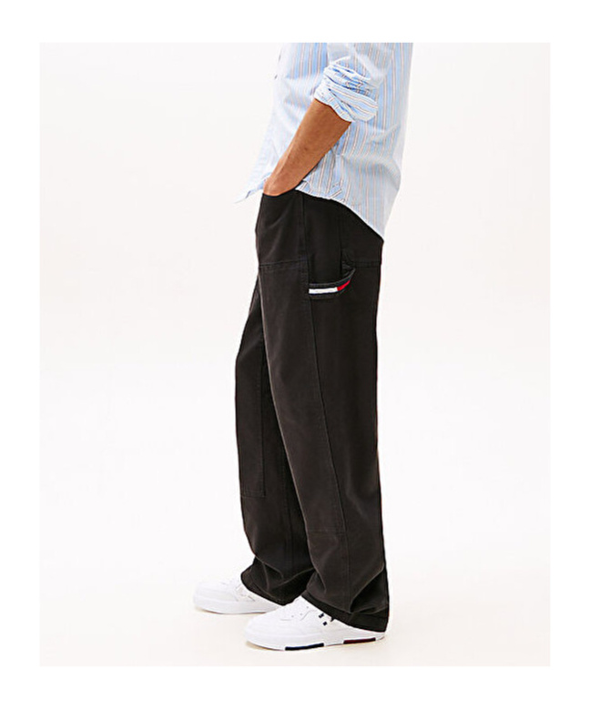 Tommy Hilfiger Belt Loops Jeans In Black