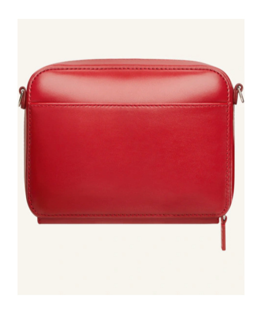 Shop Courrèges Cloud Chained Bag In Red