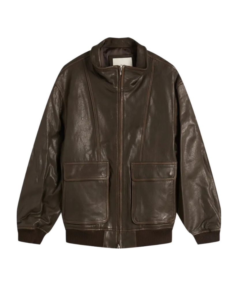 Dunst Leather Outerwear  In Black