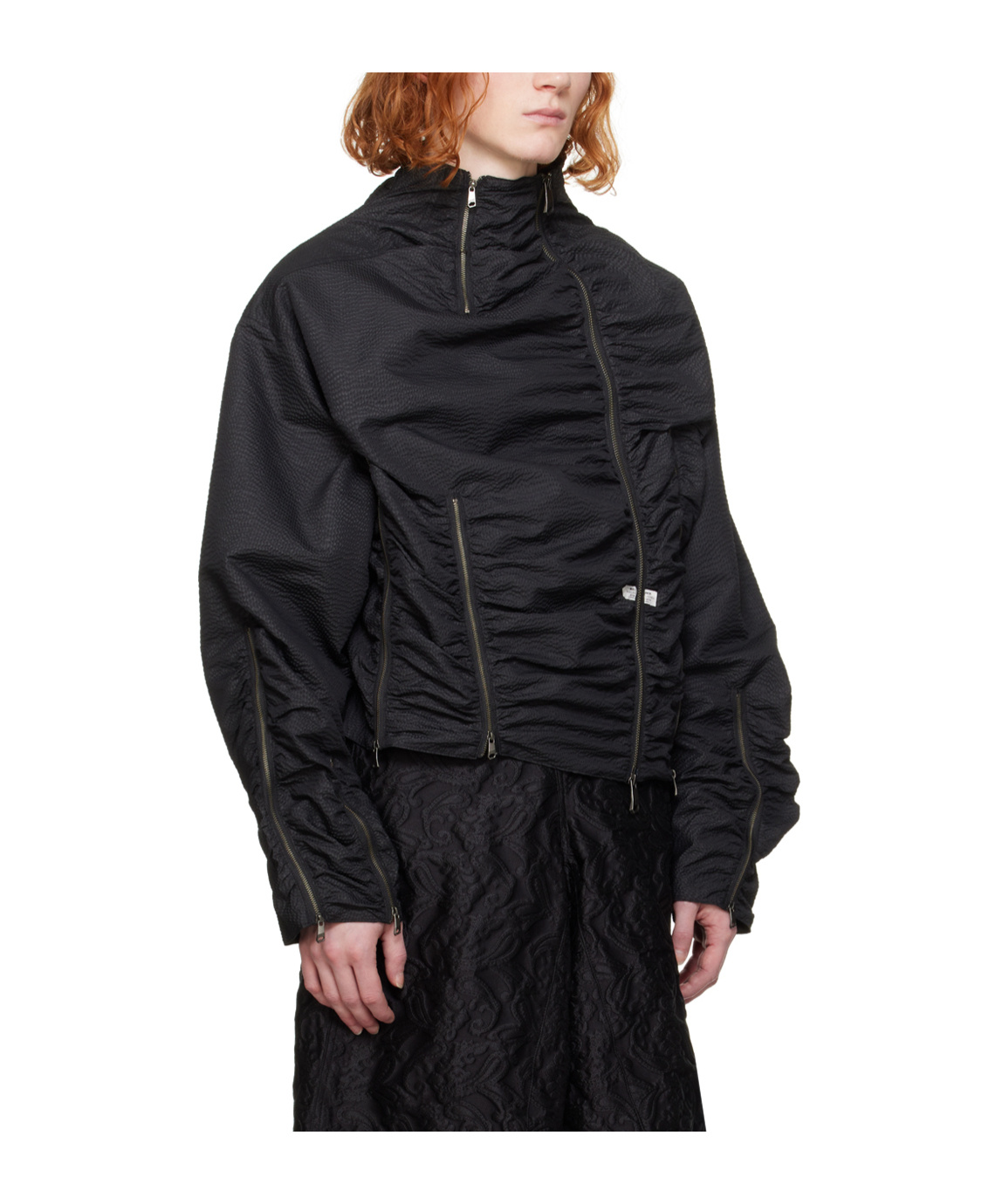 Ader Error Aploe Zipper Jacket In Black