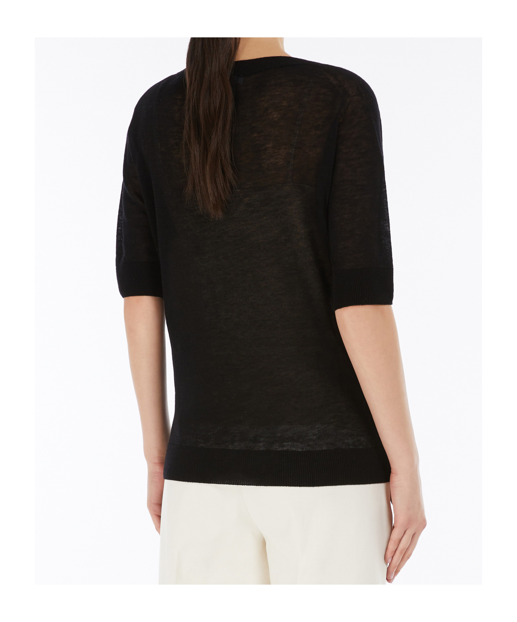 Max Mara Crew Neck Wool Sweater And Camisole