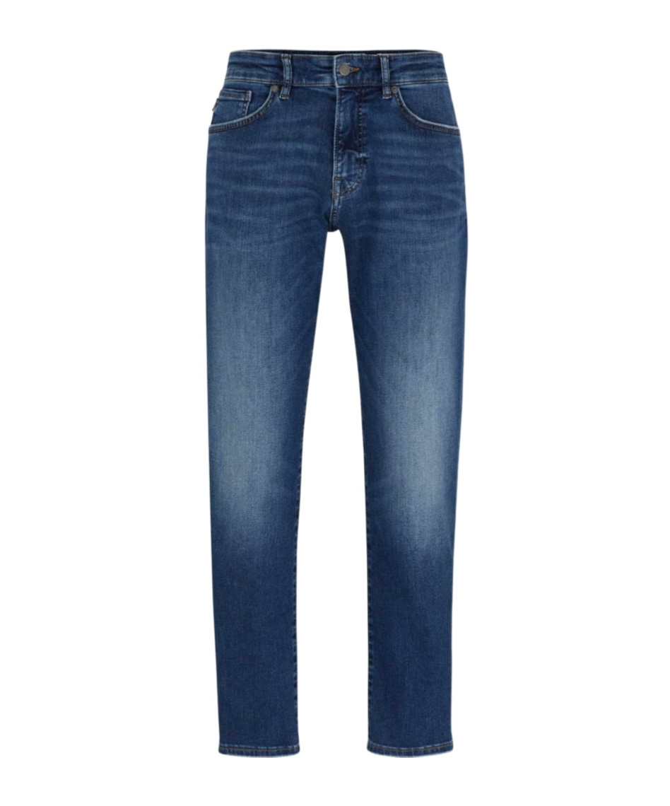 Hugo Boss Maine Regular-fit Jeans In Blue Soft-motion Denim In Blue