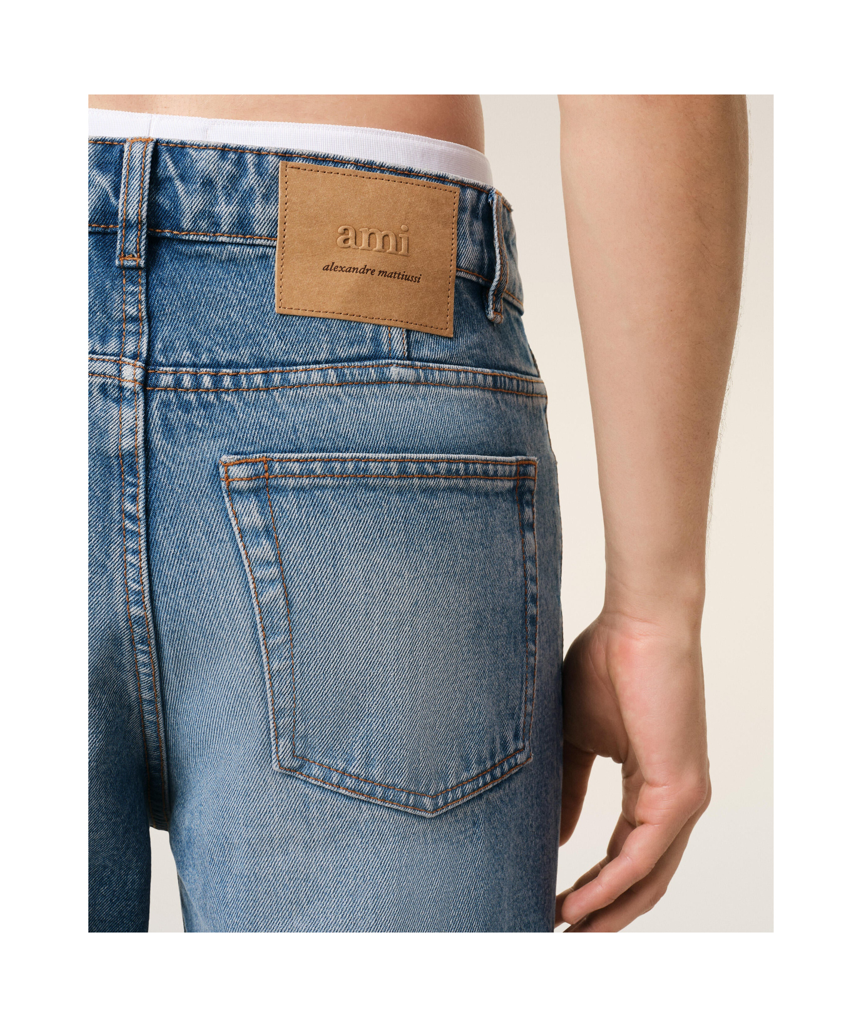 Ami Alexandre Mattiussi Multi-pocket Jeans In Blue