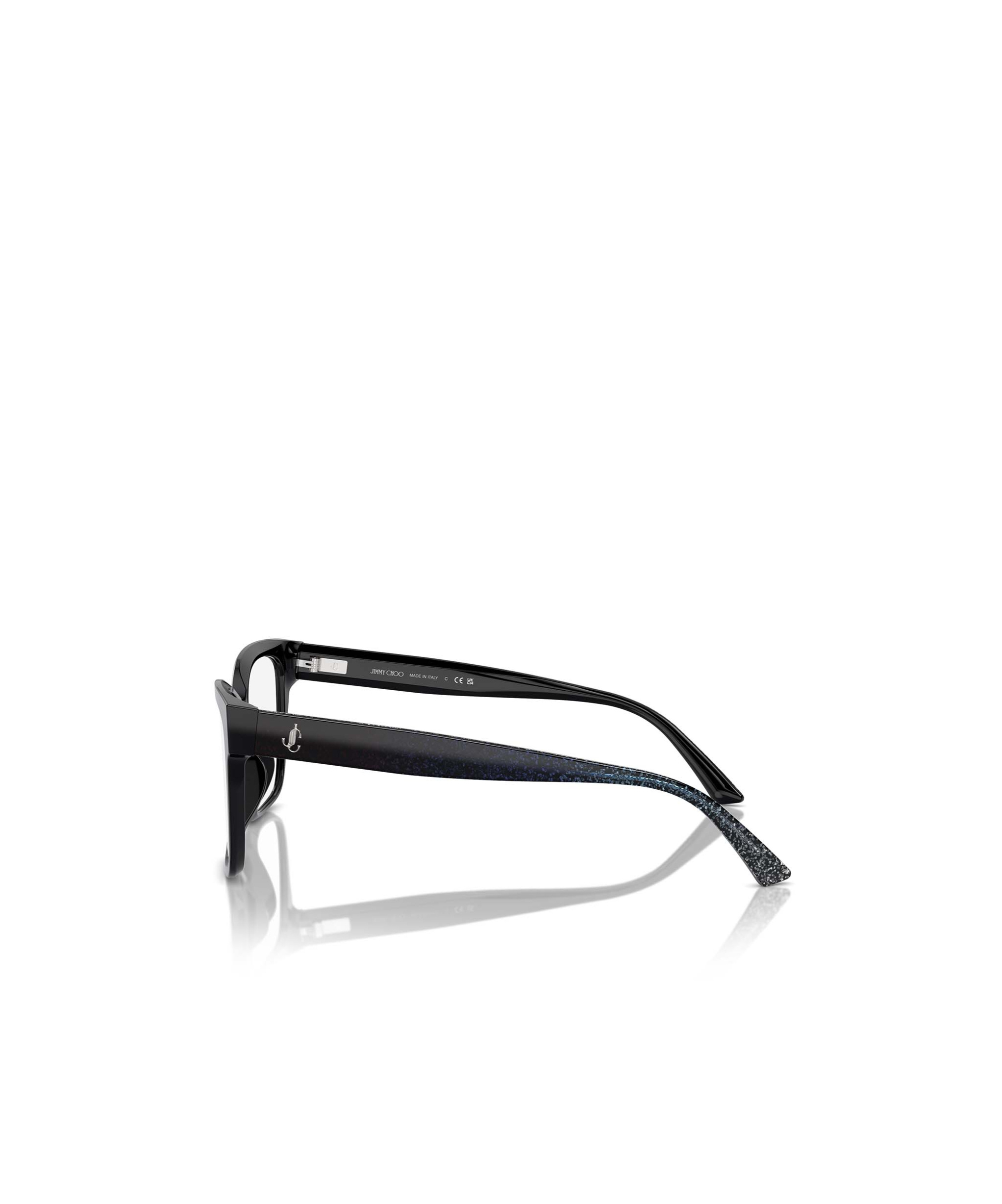 Jimmy Choo Geometrically Framed Flat Mirror In Black