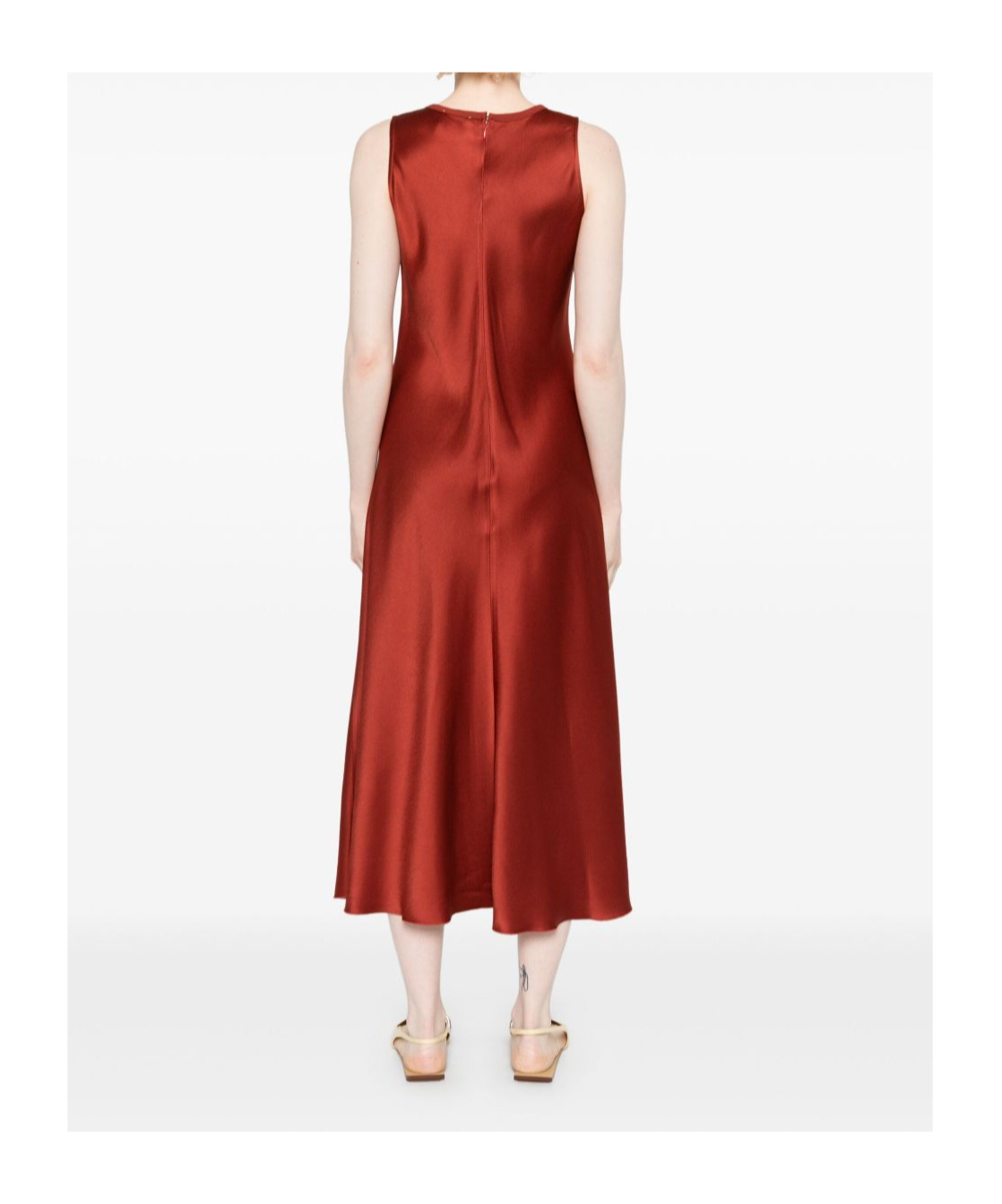FORTE FORTE SLEEVELESS FLARED MAXI DRESS