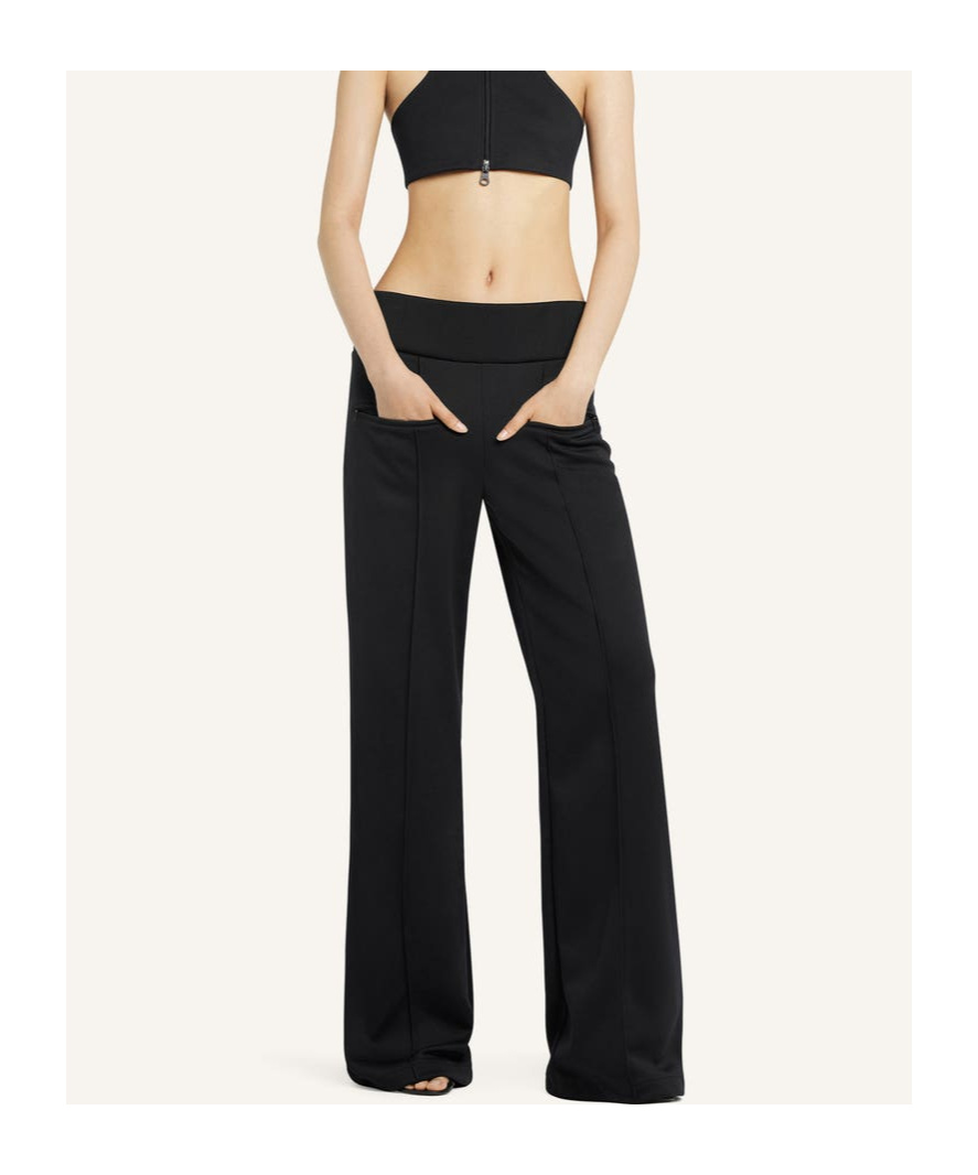 Courrèges Interlock Track Pants In Black