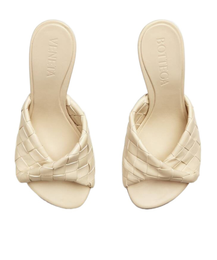 Shop Bottega Veneta Blink Mule In Nude