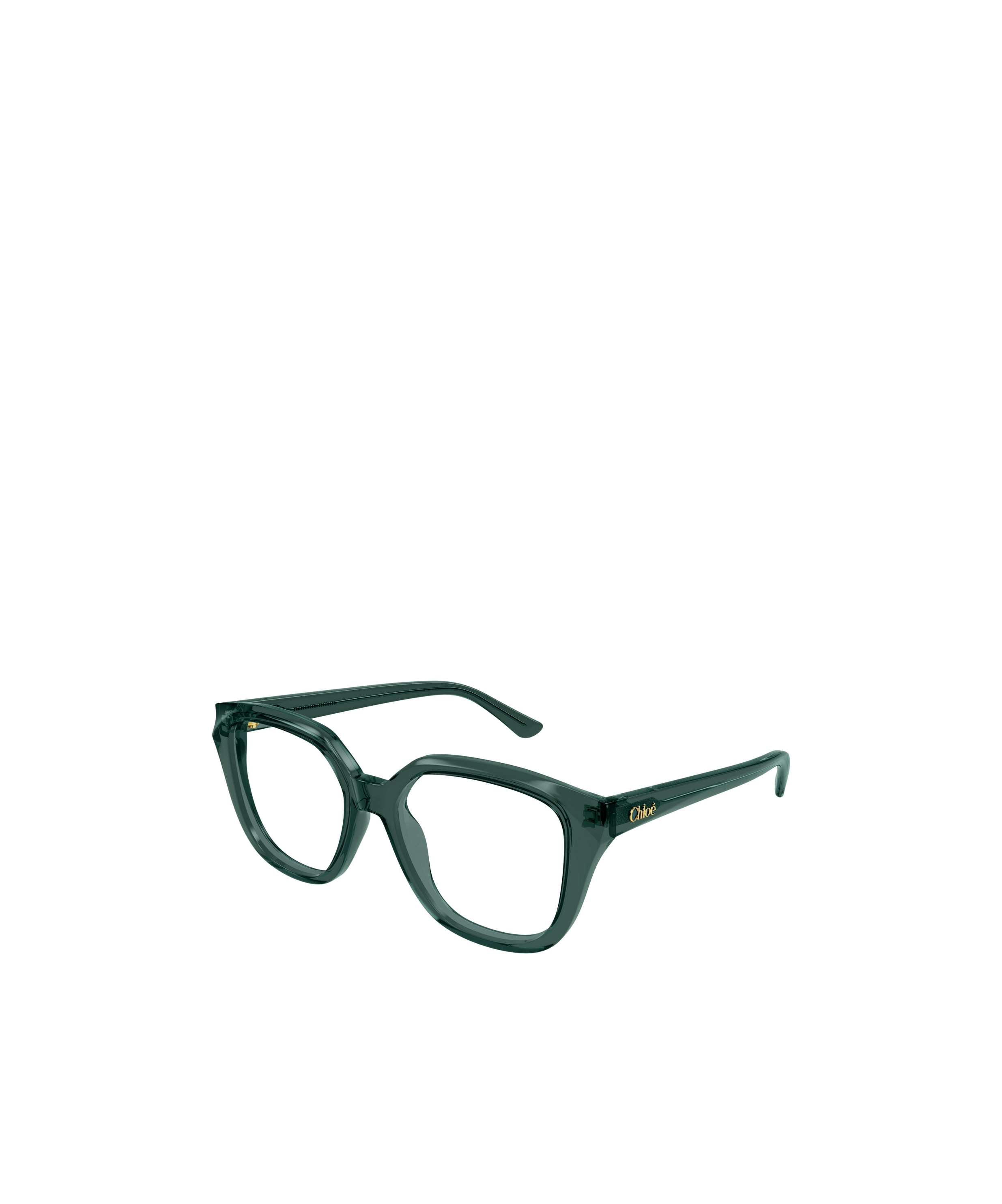 Chloé Eyewear Square-frame Glasses In Green