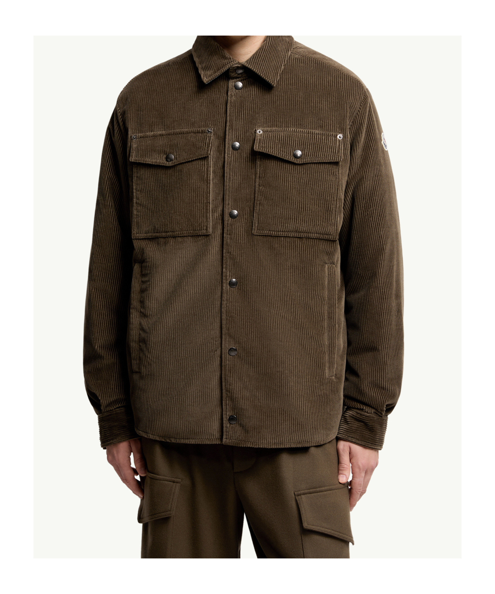 Moncler Ambroisie Shirt Jacket In Brown