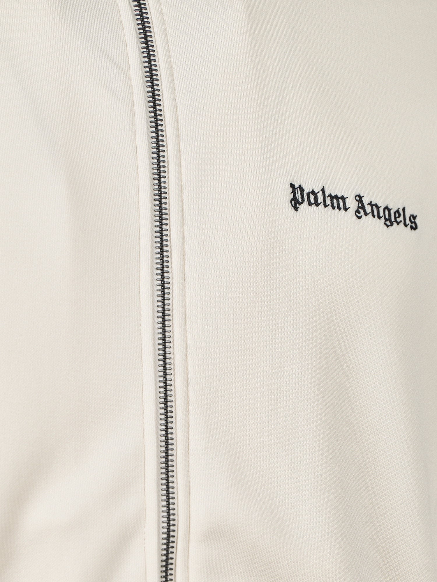 Palm Angels Classic Logo Track Jacket With High Collar And Stylish Panels In Neutral