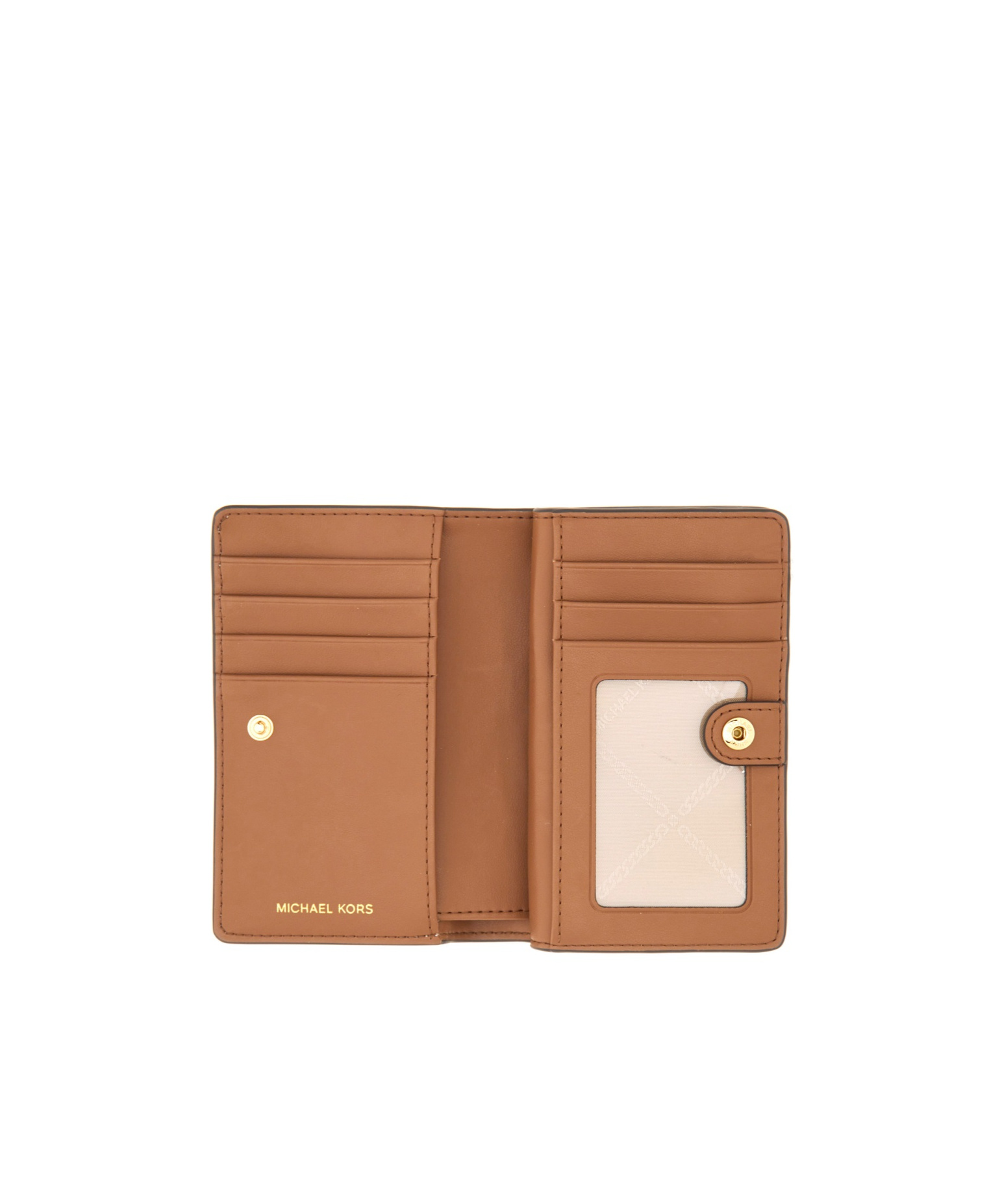 Michael Michael Kors Medium Empire Wallet In Nude