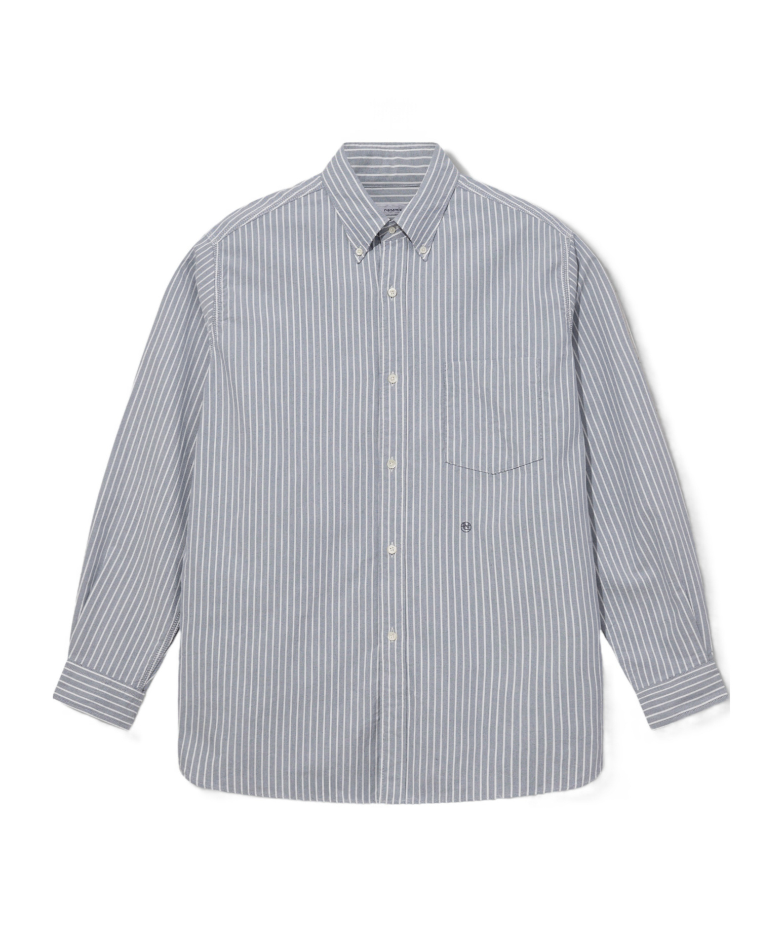 Nanamica Long Sleeve Shirt In Gray