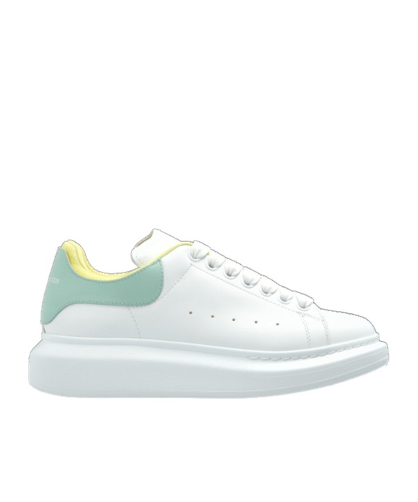 Alexander Mcqueen Oversize Leather Sneakers In White
