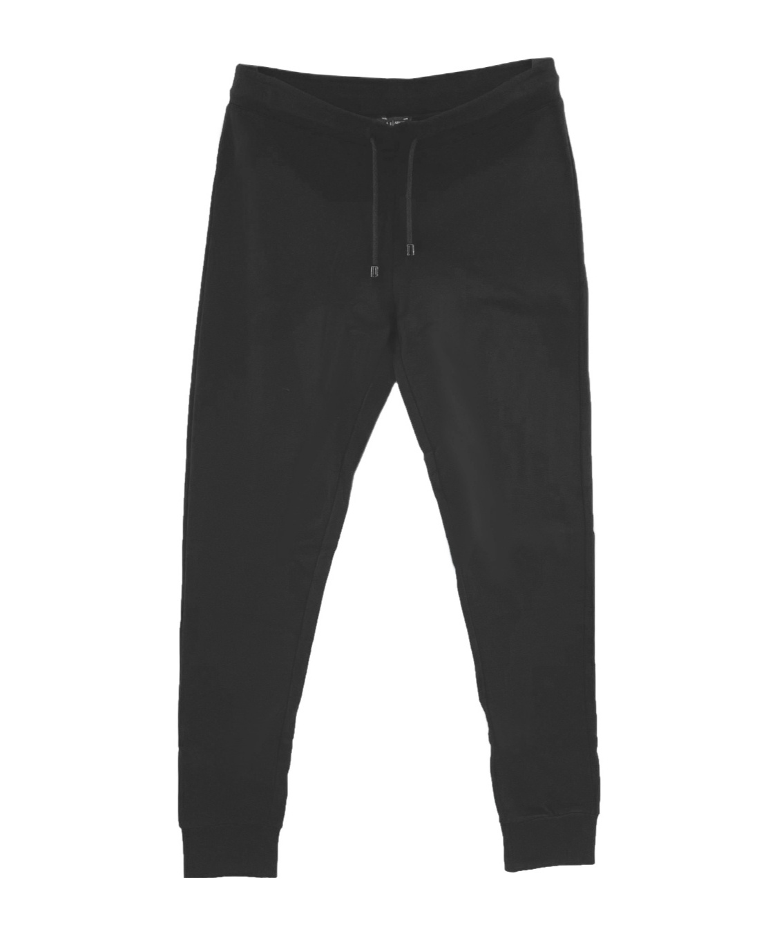 Shop Armani Jeans Drawstring Waist-edge Sweatpants In Black