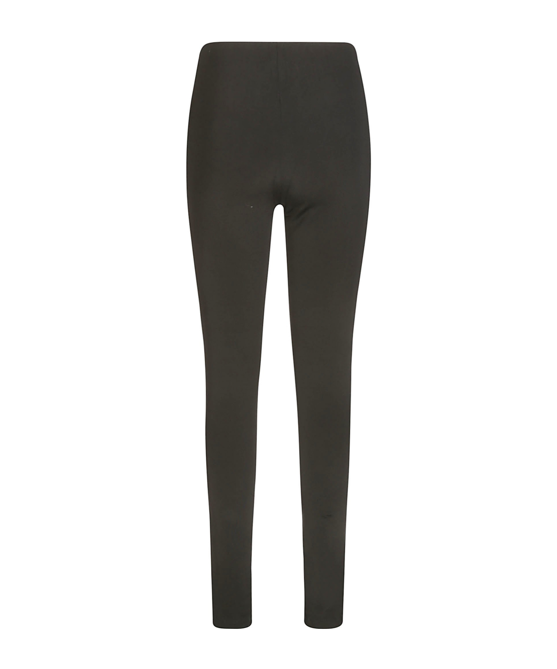 Red Valentino Elastic Waist Leggings In Black