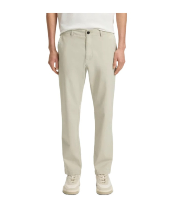 Hugo Boss Drawstring-cuffed Trousers In White