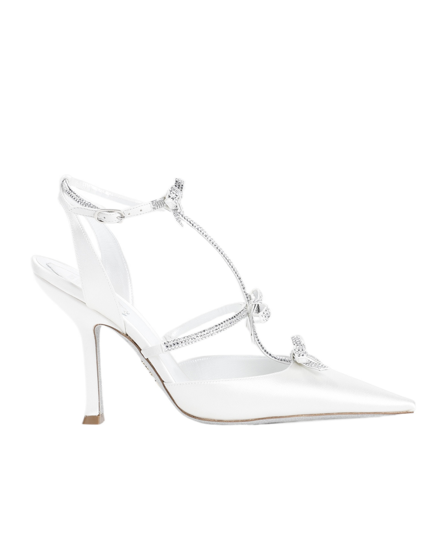 Shop René Caovilla 105mm Caterina Pumps In White