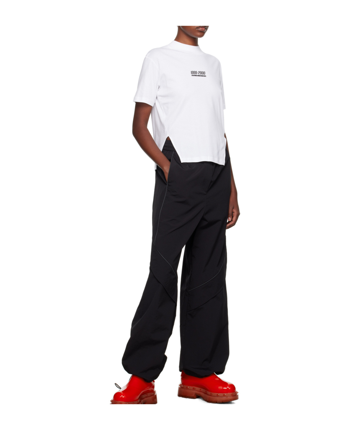 Song For The Mute Crew Neck T-shirt In White