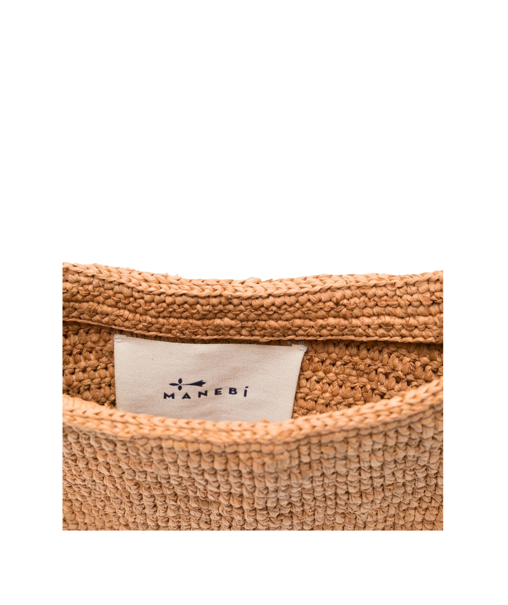 MANEBI INTERWOVEN-RAFFIA SHOULDER BAG
