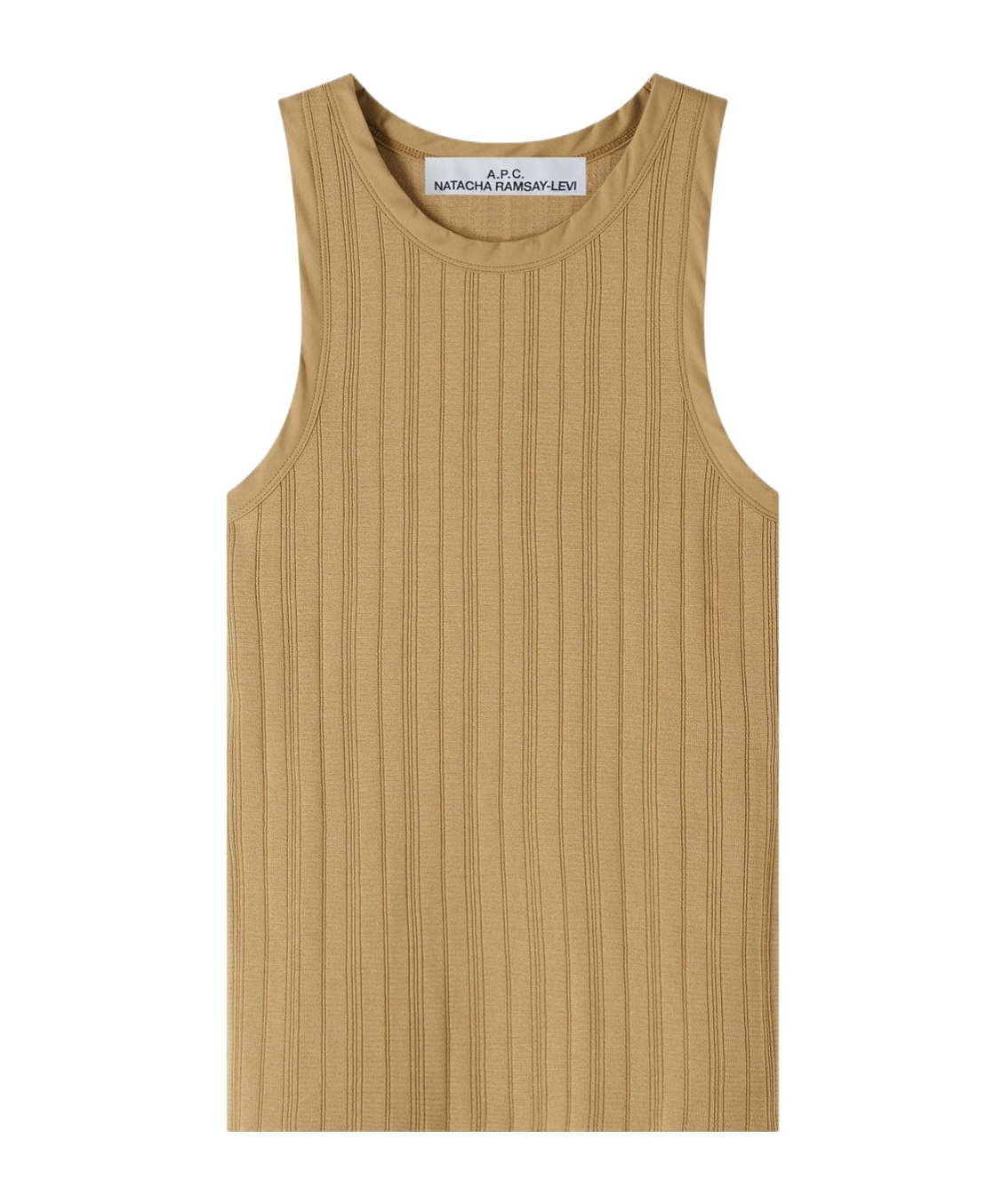 Apc Lemaitre Ribbed-jersey Tank Top In Nude