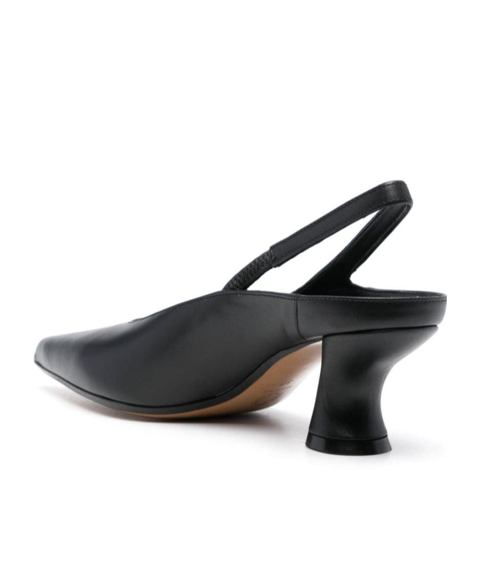 Dries Van Noten Pointed High-heeled Sandals In Black