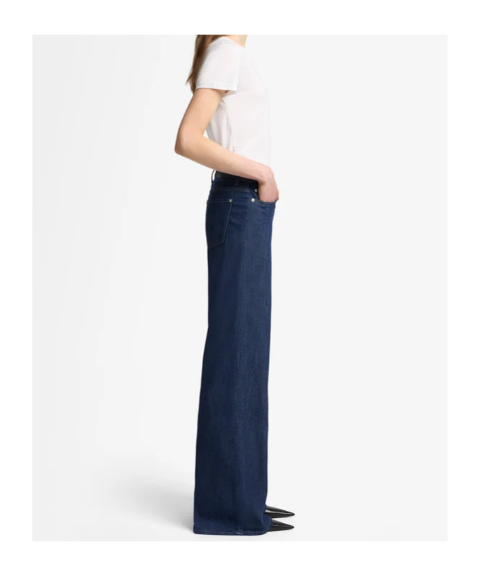Shop 7 For All Mankind High-waisted Wide-leg Jeans