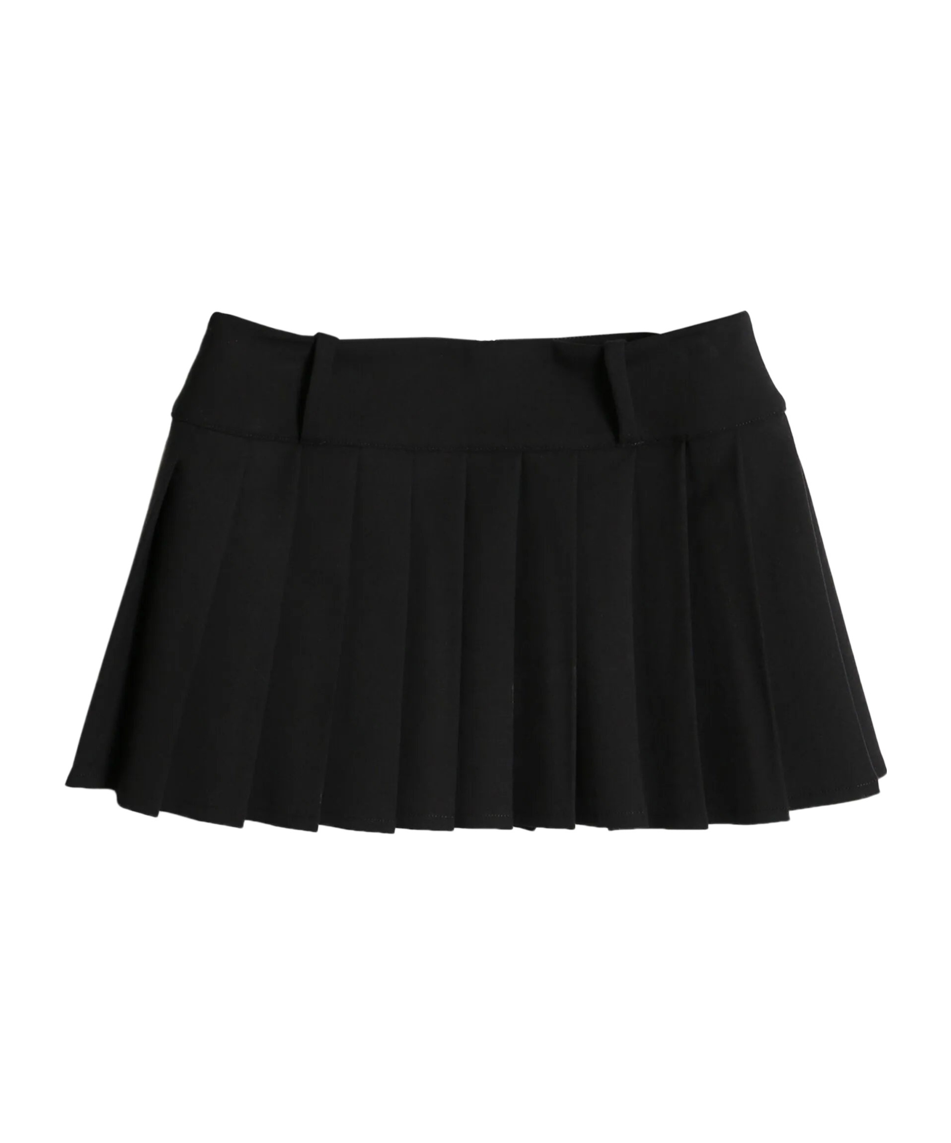 Vetements Pleated Mini Skirt In Black