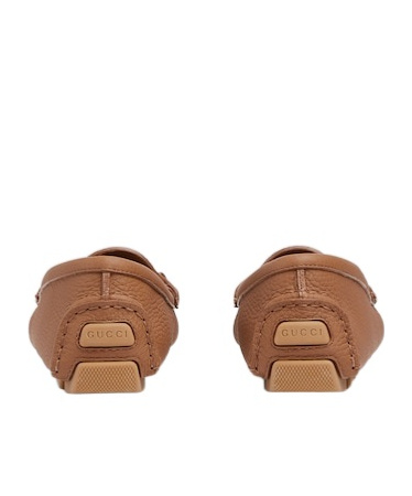 Gucci Driver Loafer In Brown