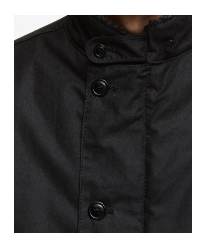 Barbour Mayburn Waxed Jacket In Black