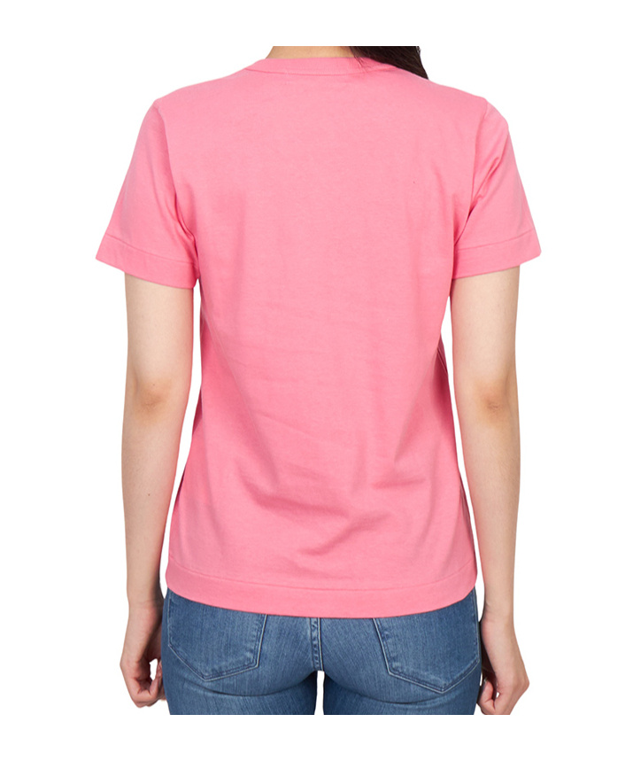 Comme Des Garçons Play Short-sleeved T-shirt In Pink