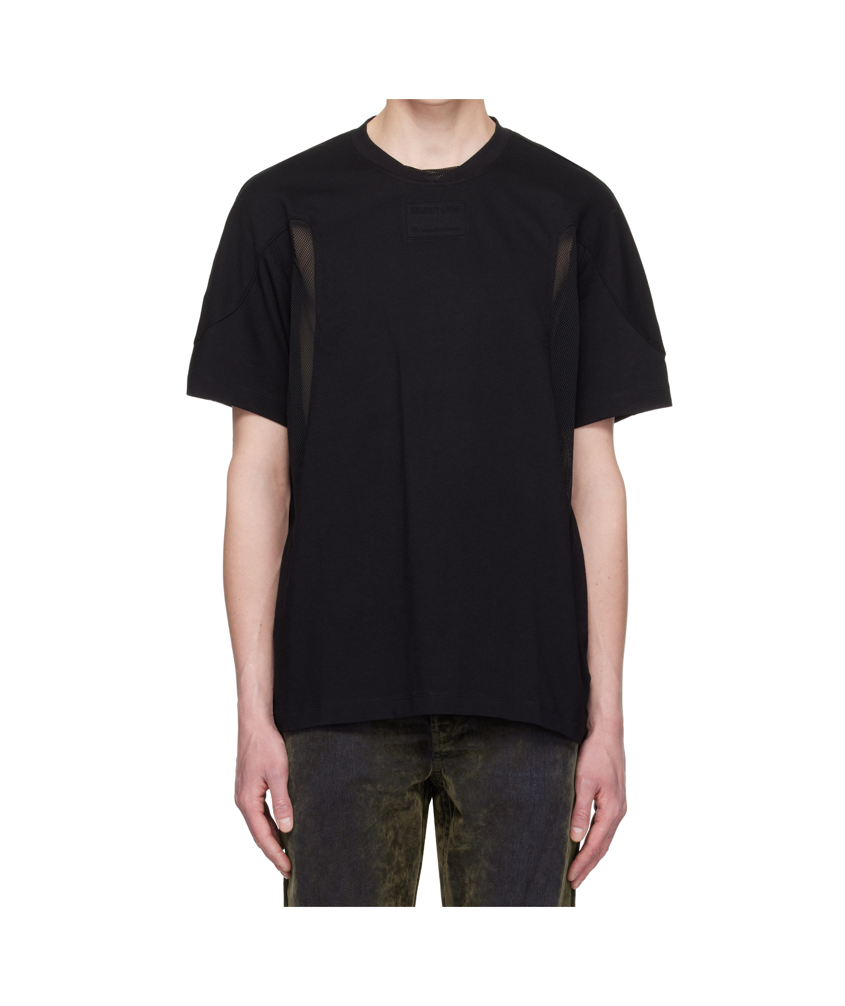 Helmut Lang Round Neck Short Sleeve T-shirt