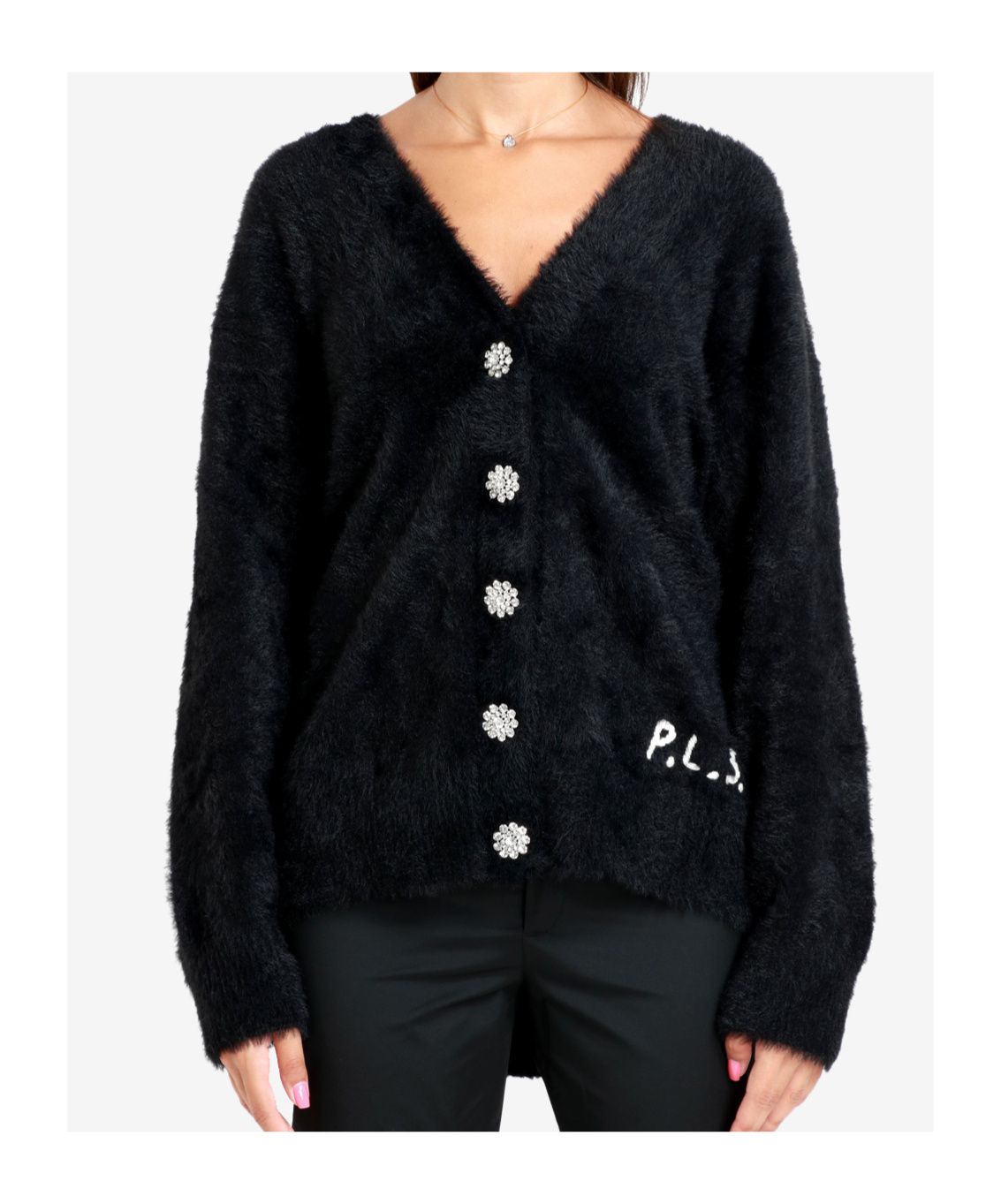 Philosophy Di Lorenzo Serafini Long-sleeved Cardigan In Brown