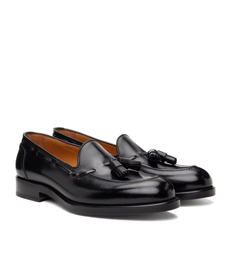 Tom Ford Westminster Tassel Detail Loafers In Black