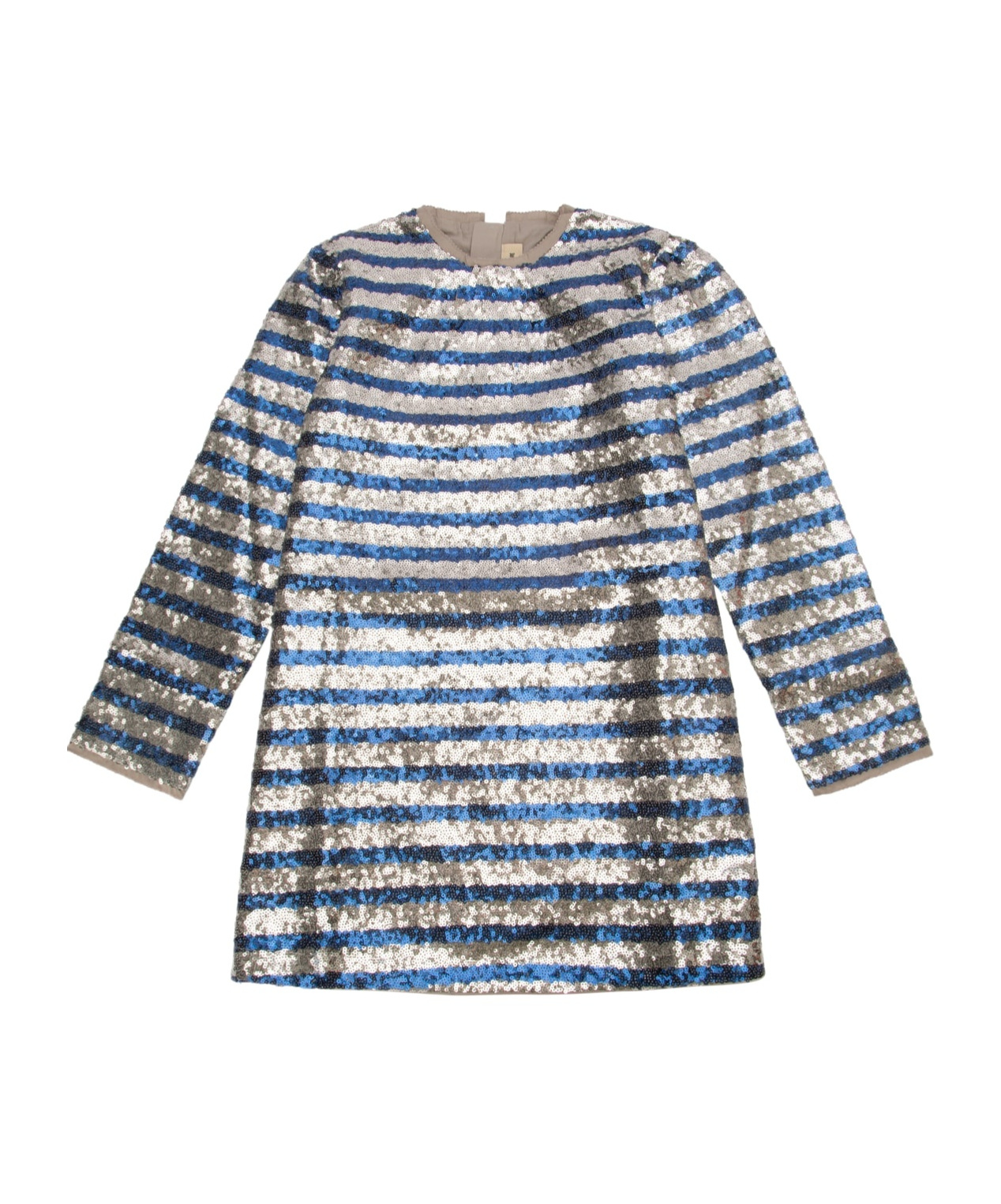 Zadig & Voltaire Striped Sequined Dress In Multicolor