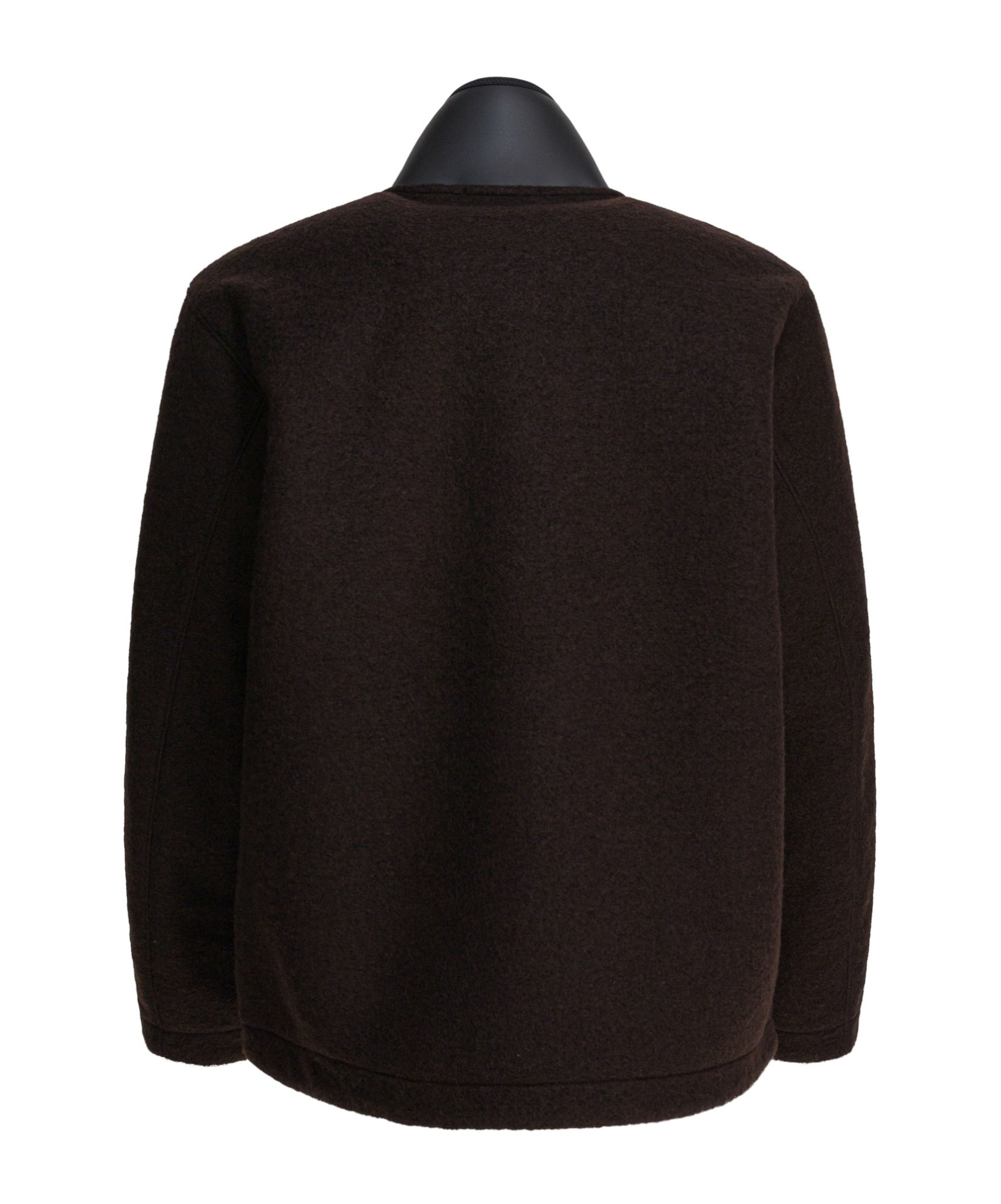Stone Island Long-sleeved Casual Jacket In Black