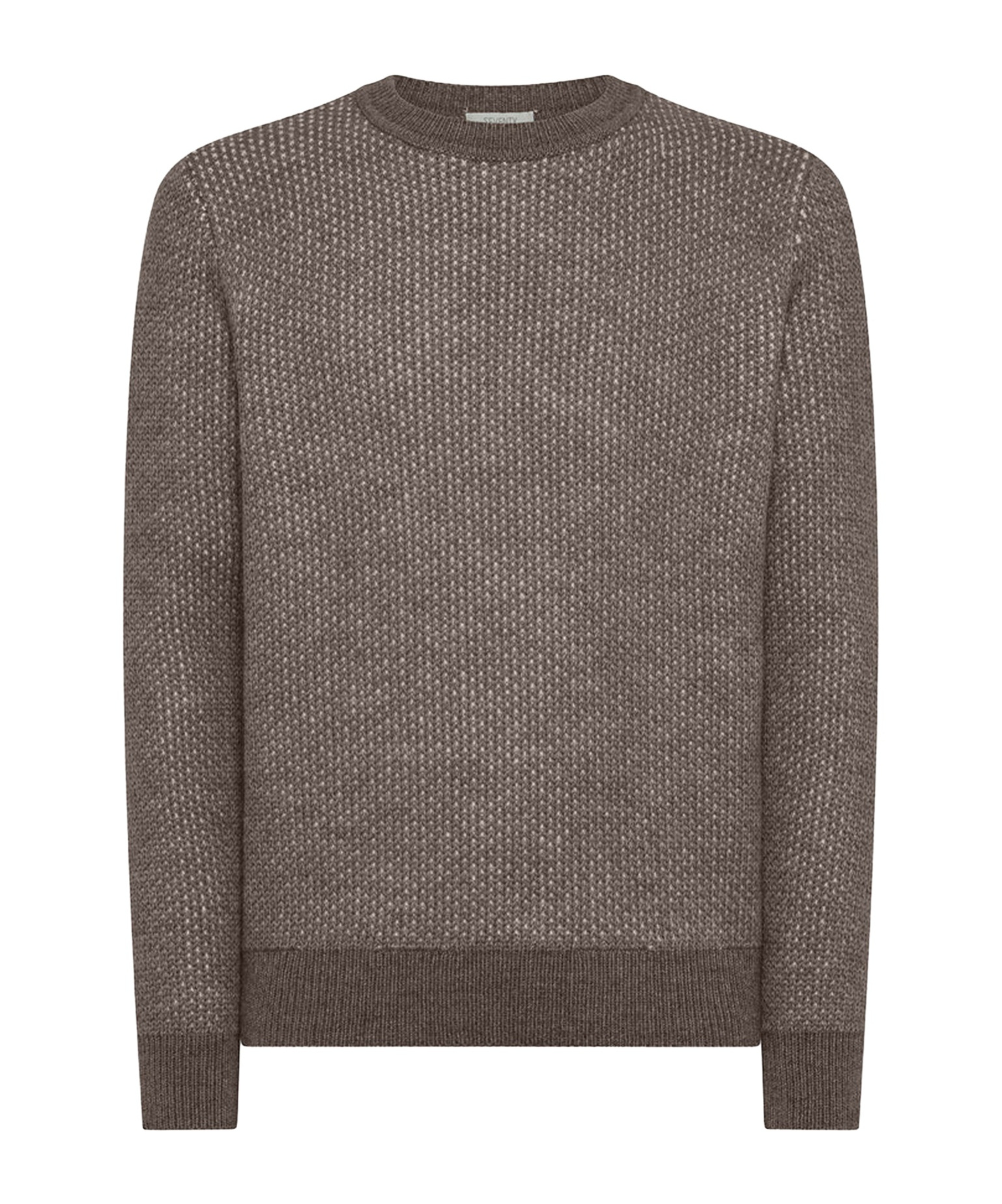 Seventy Jacquard Crewneck In Brown