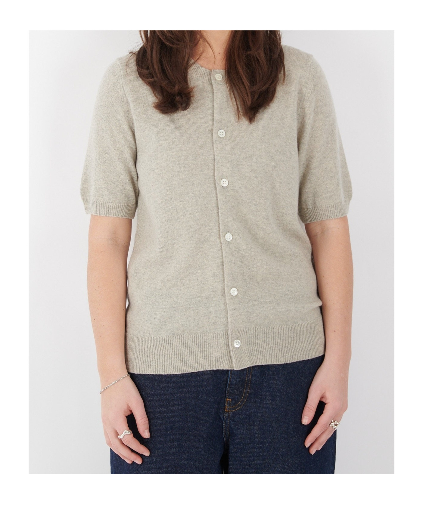 COMME DES GARÇONS CREW NECK SHORT SLEEVE SWEATER