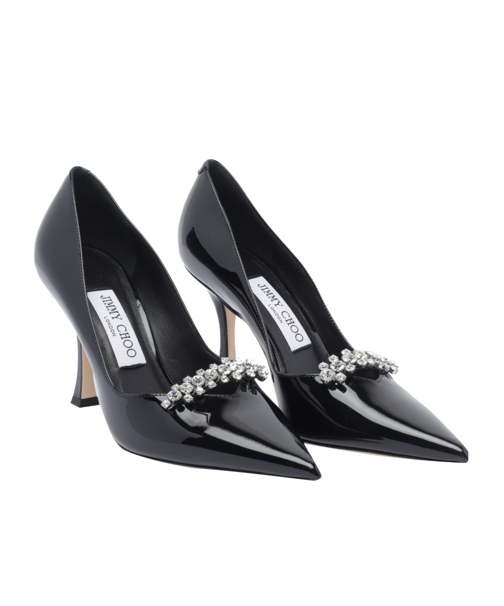 Jimmy Choo 90mm Belinda Pointed-toe Pumps In Black
