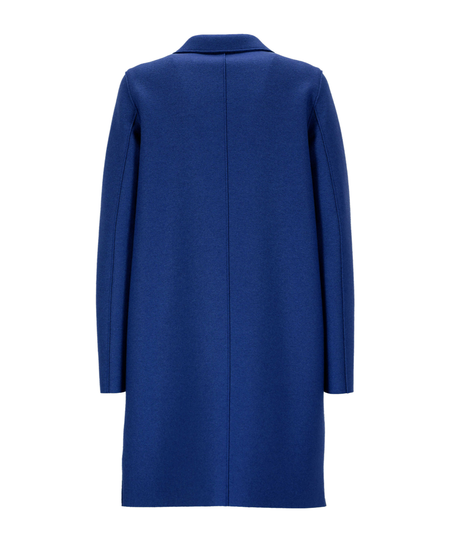 Harris Wharf London Button-fastening Wool Coat In Blue