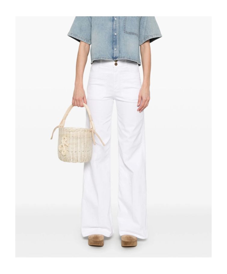 The Seafarer Belt-loop Jeans In White