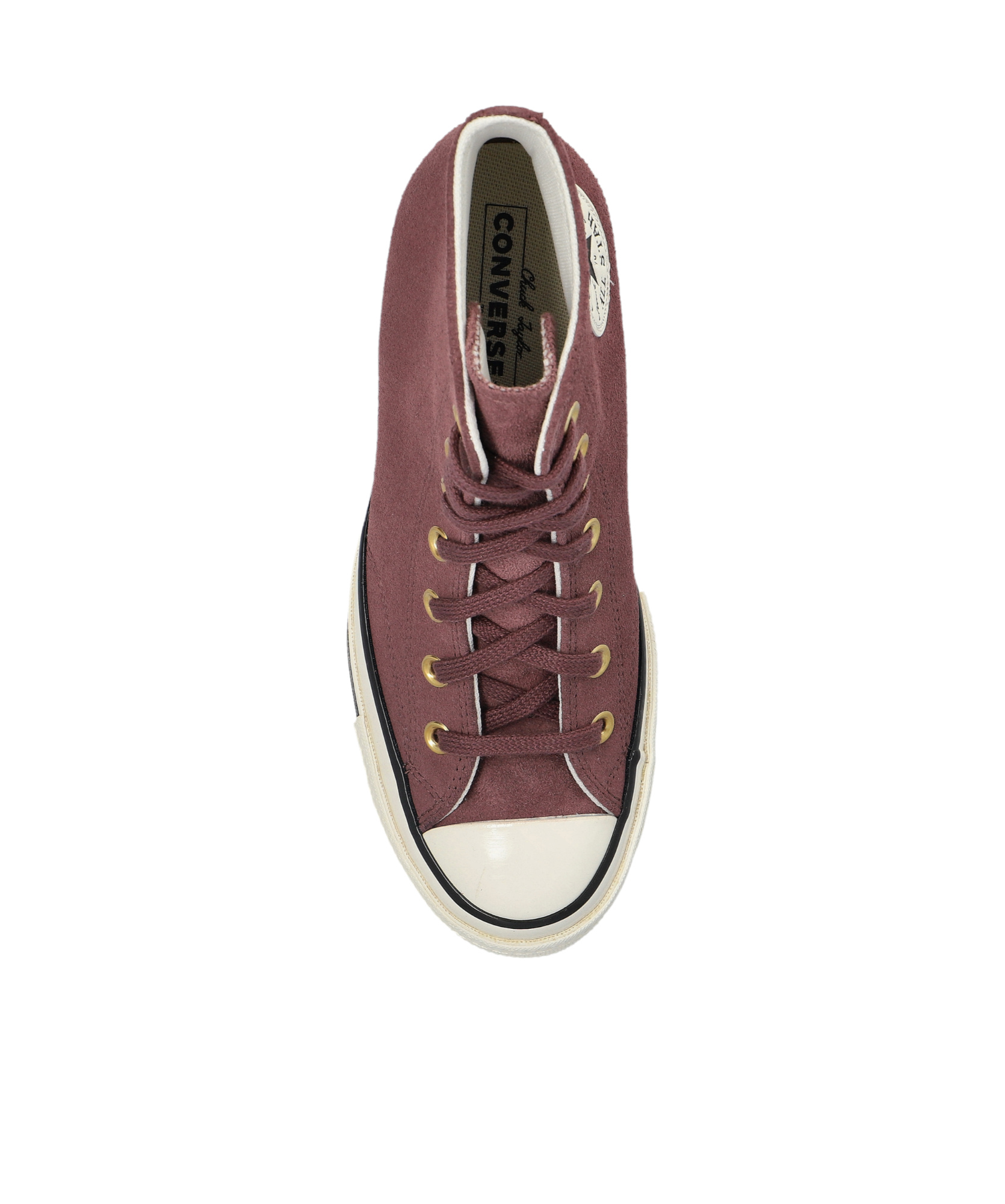 Converse Round-head High-top Casual Shoes In Red