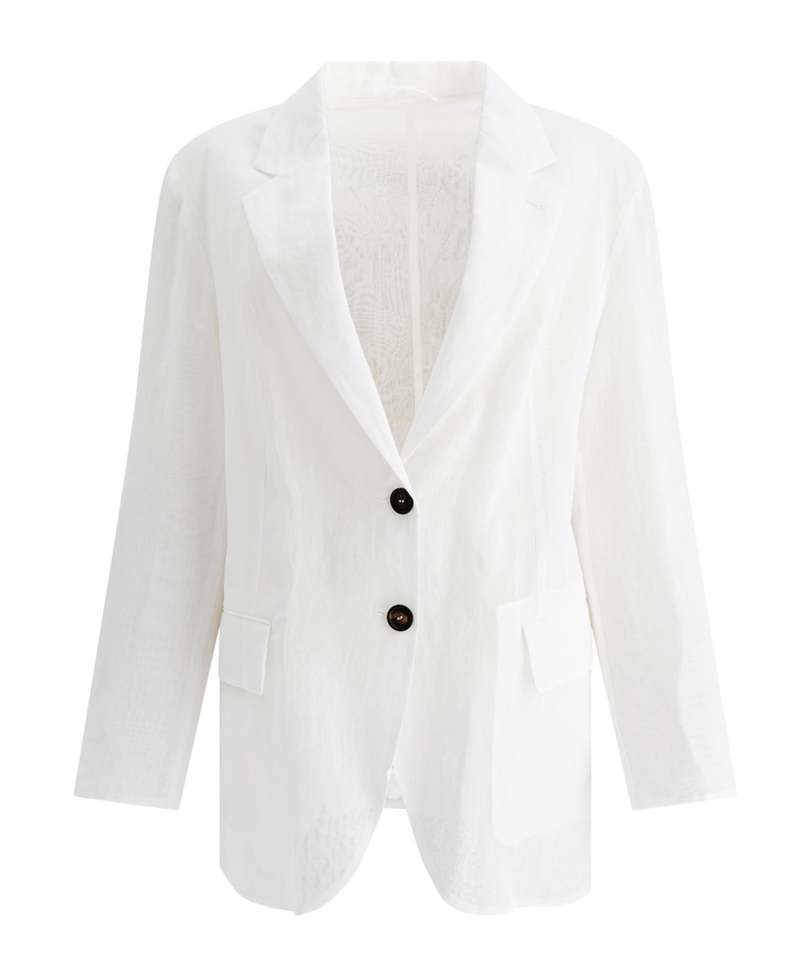 Brunello Cucinelli Single-breasted Blazer In White