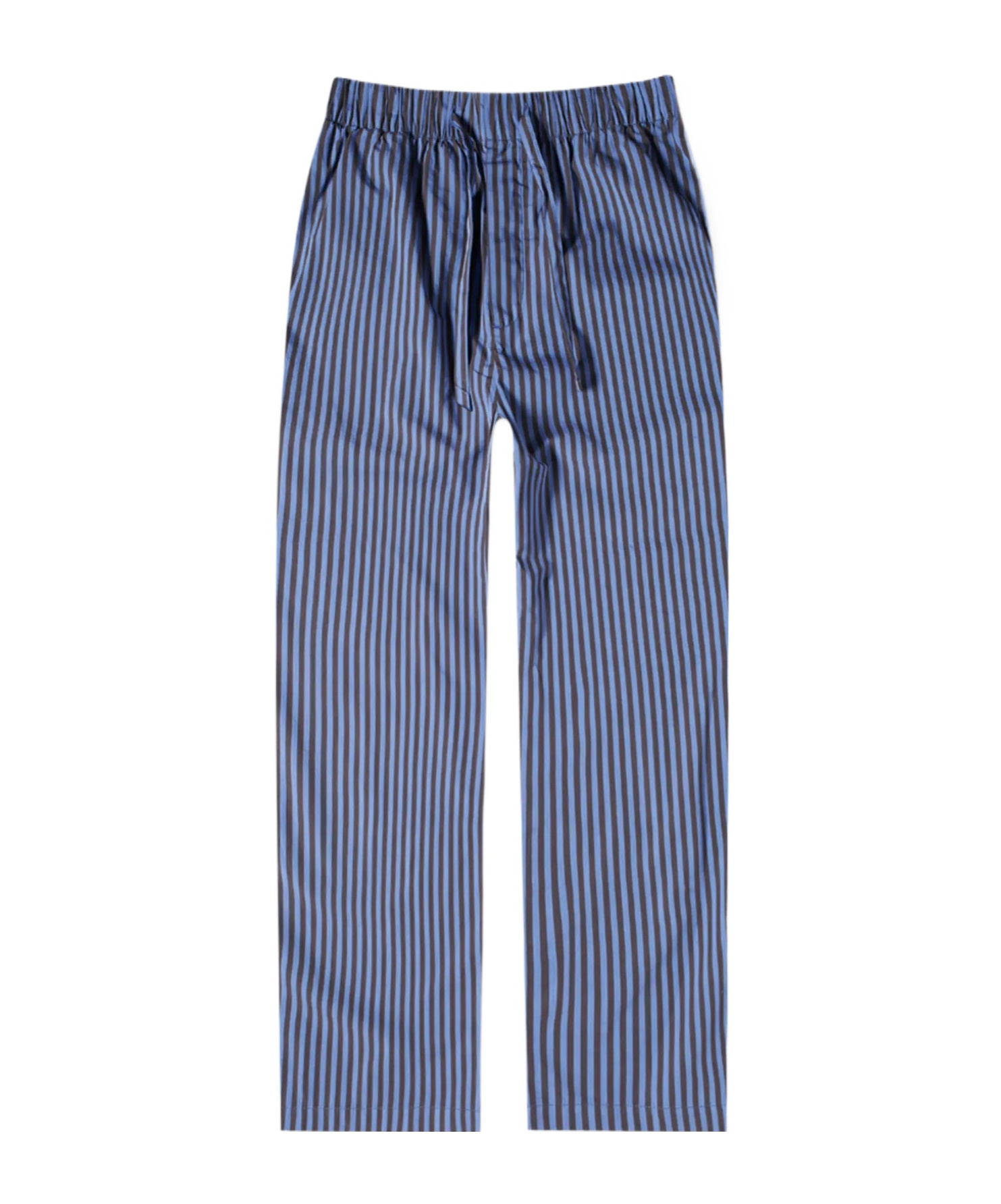 Tekla Verneuil Stripe-pattern Pyjama Trousers In Blue
