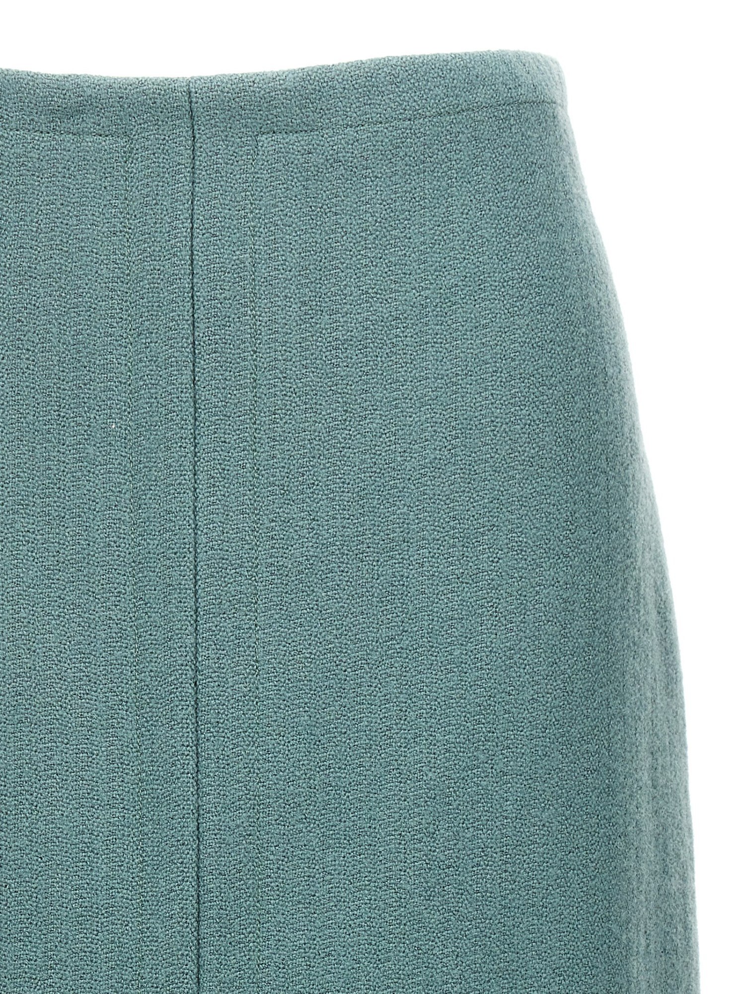 Dries Van Noten Shelda 9243 W.w.skirt Sky In Green