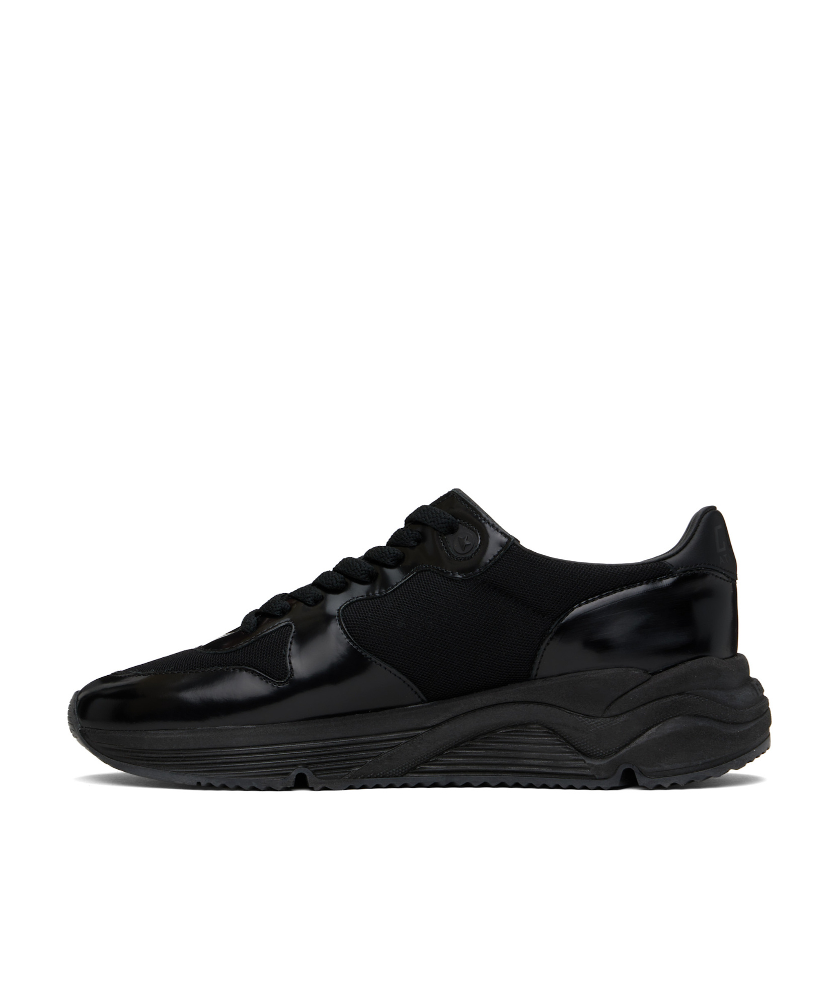 Golden Goose Round Head Low-cut Sneakers In Black