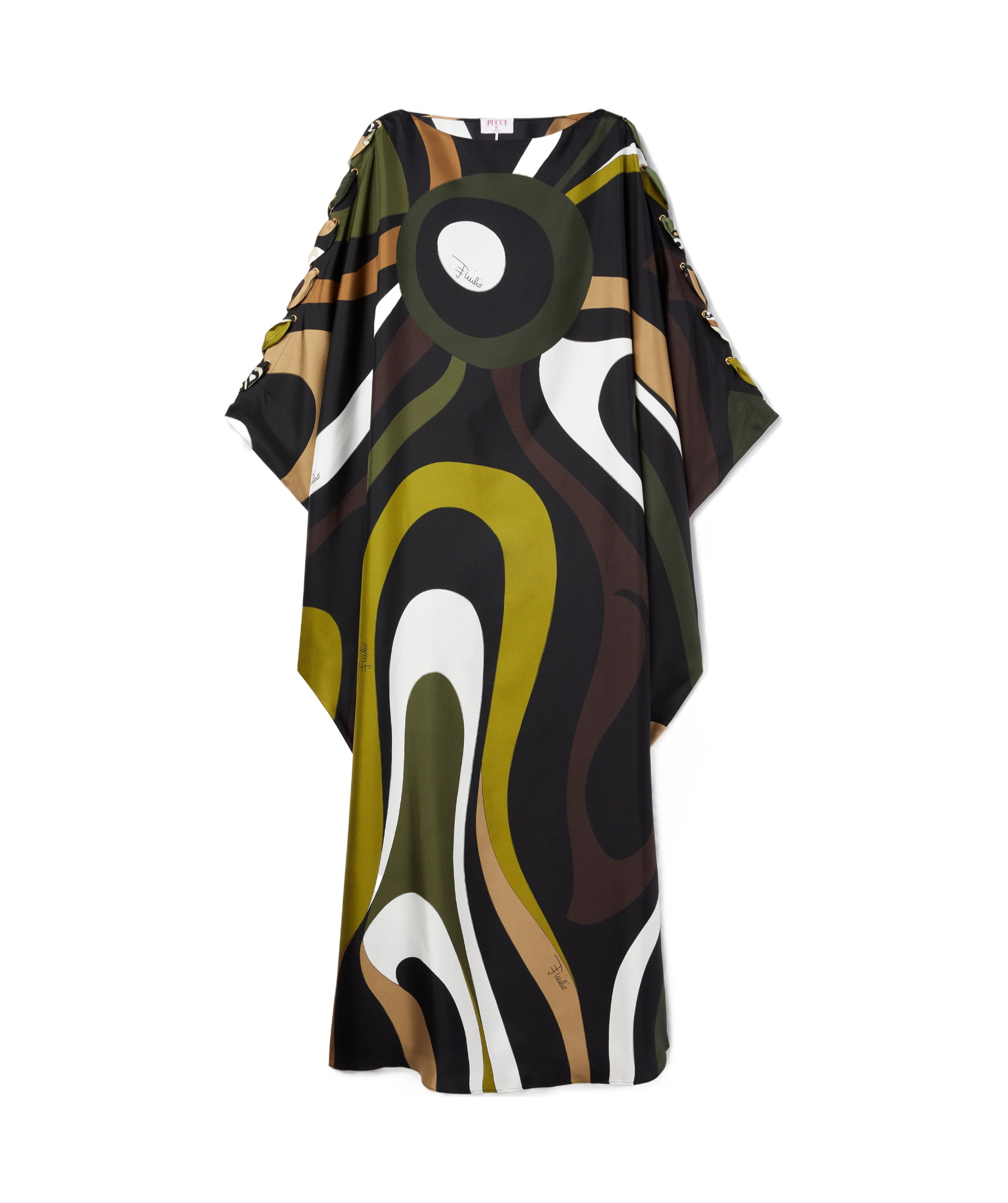 Emilio Pucci Marmo-print Silk Dress
